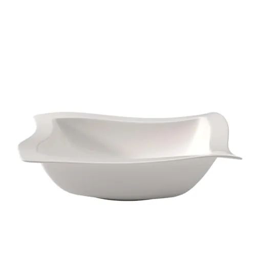 Villeroy & Boch 10-2525-3320 Ensaladera Tazón Grande, Porcelana, Blanco, 33 x 33 cm