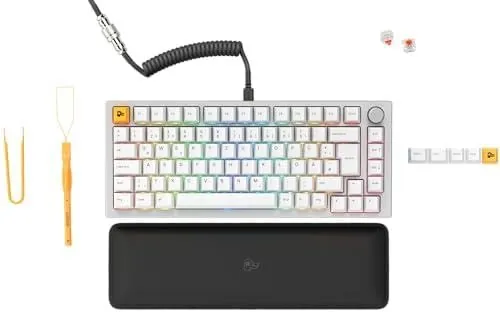 GLORIOUS GMMK Pro 75% Teclado Mecánico Hot Swap QWERTZ DE