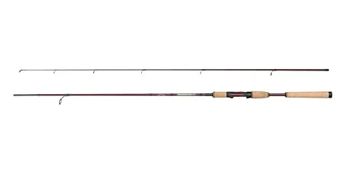 Abu Garcia Tormentor2 Girar Rod, Ligero 24T Carbon Blank, Duradera, Mango de Corcho de Primera Calidad, Versátil de Agua Dulce y Salada Pescador depredador de Lucio, Perca y lucioperca, 1.83m 10-30g
