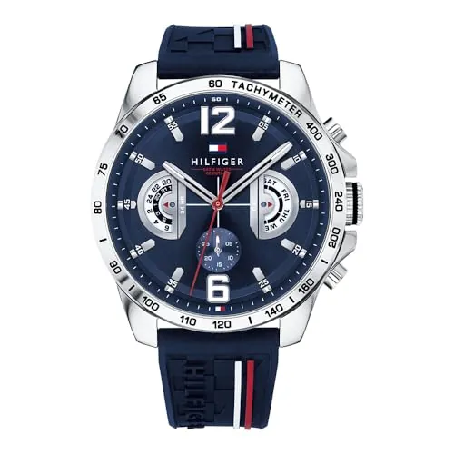 Tommy Hilfiger Decker Clock 1791476, para Hombre