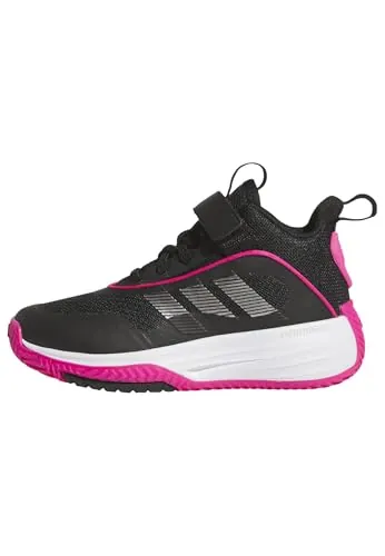 Adidas Unisex niños OWNTHEGAME 3.0 Shoes, Core Black/Iron Met./Shock Pink, 34 EU
