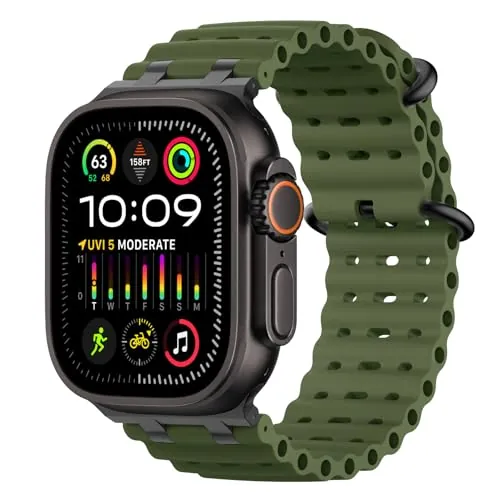 MMoKo Correa Ocean Compatible con Apple Watch 42/44/45/46/49mm