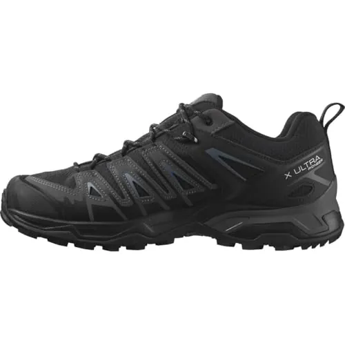 Salomon X Ultra Pioneer Gore-Tex Zapatillas de Senderismo para Hombre, Cualquier clima, Sujeción del pie segura, Estabilidad y amortiguación, Black, 40