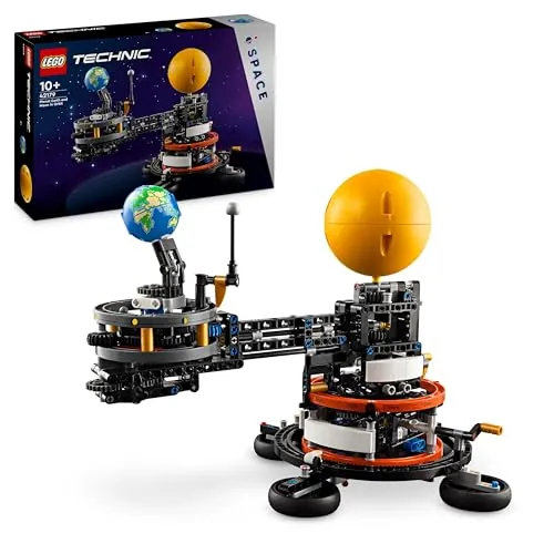 LEGO Technic Planeta Tierra y Luna en Órbita Juguete de Astronomía y Sistema Solar, Regalo del Espacio para Niños y Niñas de 10 Años o Más, Juego Educativo de Planetas 42179