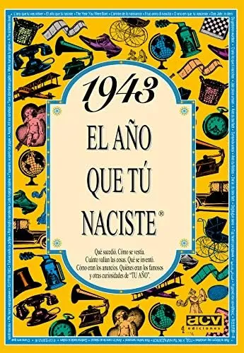 1943 EL AÑO QUE TÚ NACISTE - Regalo de cumpleaños ideal para quienes cumplen 83 años en 2026