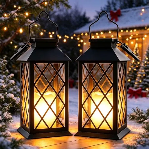 Joycome Farolillos Solares Exterior 2 Piezas Lampara Solar Exterior Jardin
