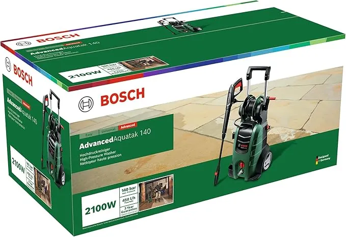 Bosch hidrolimpiadora de alta presión AdvancedAquatak 140 (2100 W, en caja)
