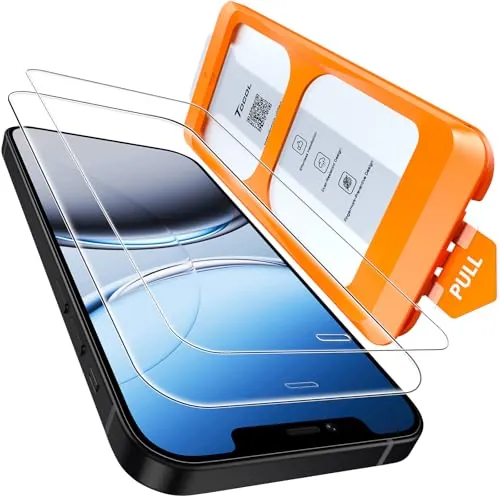 TOCOL Protector Pantalla para iPhone 12 Mini, Sin Burbujas