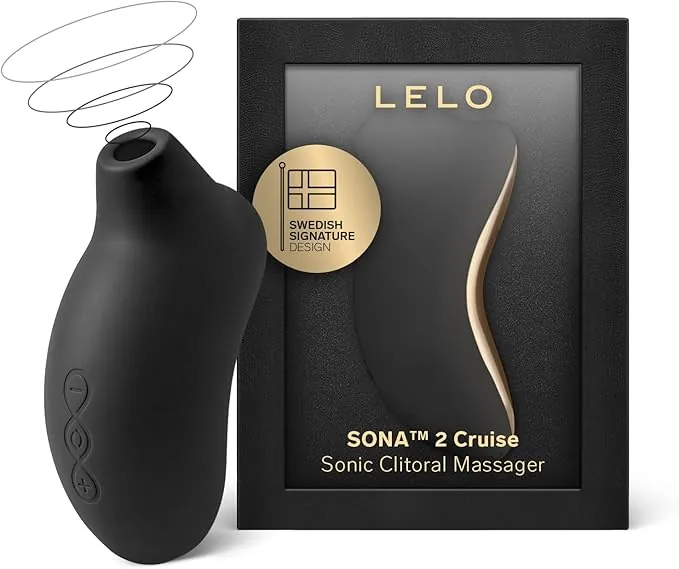 LELO SONA 2 Cruise, El Mejor Succionador de Clítoris del Mercado, Un Vibrador Femenino con Tecnología Cruise Control, Sumergible y Recargable por USB, Black