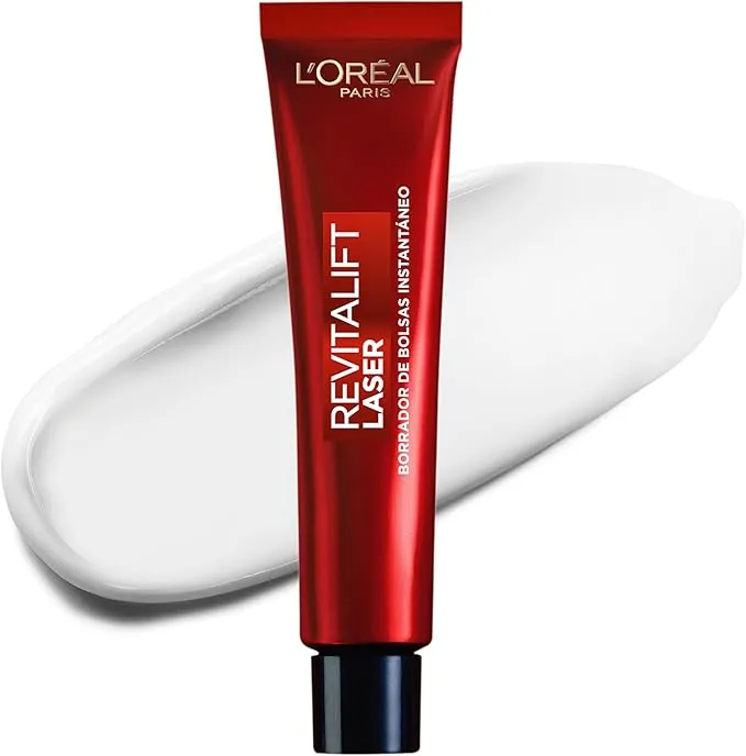 L'Oréal Paris Revitalift Laser Borrador de Bolsas Instantáneo. Deshincha y Alisa Bolsa de los Ojos en 15 minutos*. Corrector de Ojos. Mirada Firme y Rejuvenecida. Contorno de Ojos Hombre y Mujer.15ml