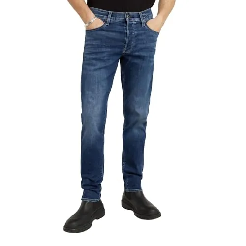 G-STAR 3301 Slim Jeans para Hombre, Azul (Medium Aged D25742-8968-071), 36W / 32L