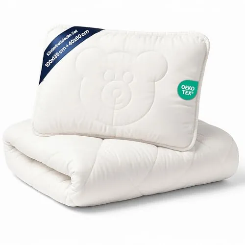 Edredón infantil y almohada Set manta nórdico cuna microfibra