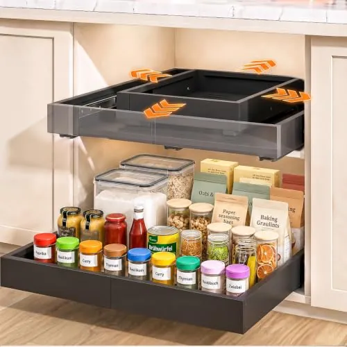 PNNP Cajones Extraibles para Cocina 2 piezas: 4 Direcciones