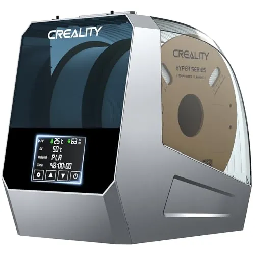Creality Space Pi Plus Secador De Filamento, Caja Secadora Para 2 Bobinas De Impresora 3D Con Ventilador Interno, Admite Filamento 1,75/2,85 mm, Control De Un Solo Botón Para PLA, PETG, ABS Y TPU