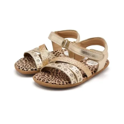 GIOSEPPO Danvers, Sandalias Planas Bebé-Niñas, Platino, 23 EU