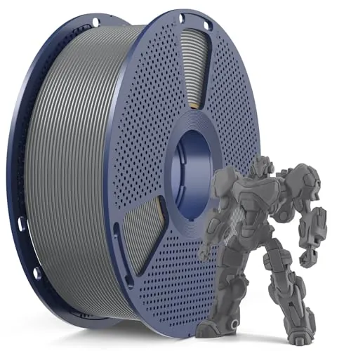 SUNLU PETG Filament 1.75 mm,Bobina de 1 kg, petg Gris