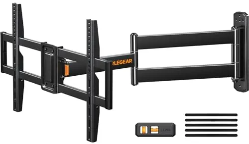 Perlegear Soporte TV Pared 37-75 pulg Brazo Largo hasta 45kg