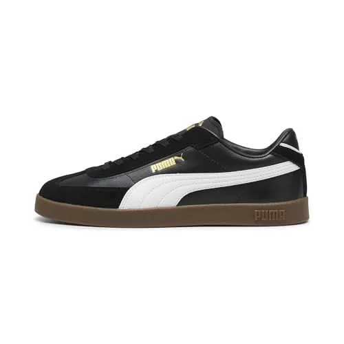 Puma Unisex Adults Club II ERA Sneaker, Puma Black-Puma White-Puma Gold, 37 EU