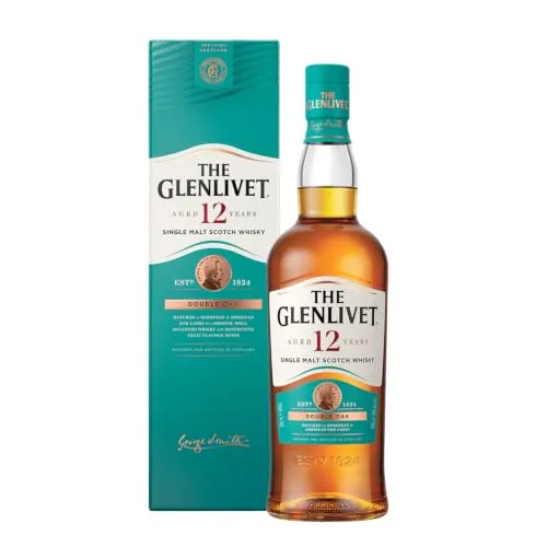 The Glenlivet 12 años Whisky Escocés de Malta Premium, 700 ml