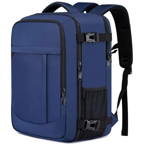 LIGSAN Mochila de Cabina 40x30x20cm, Equipaje de Mano para Ryanair Vueling 24L, Mochila Impermeable con Bolsillo Separado para Ropa Mojada, Portátil 15.6 Pulgadas