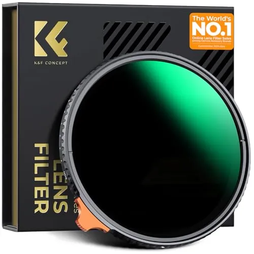 K&F CONCEPT Nano-Xcel 52mm ND Filtro Variable ND2-ND400 (1-9 Stop)
