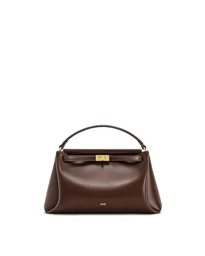 JW PEI Carmen Bolso de Mano para Mujer-Marrón Rojizo
