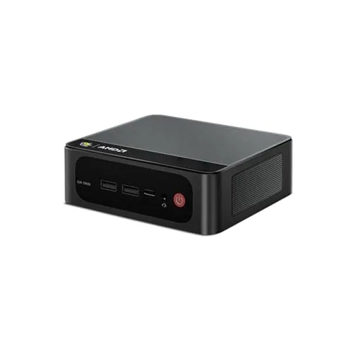 Beelink Mini PC SER5 MAX Mini Ordenador de Sobremesa con AMD Ryzen 7 7735HS (8C/16T, hasta 4.75GHz), 24G (12G*2) LPDDR5, 500G M.2 PCIe SSD, BT 5.4/WiFi 6/2500Mbps LAN/HDMI/DP/Tipo-C