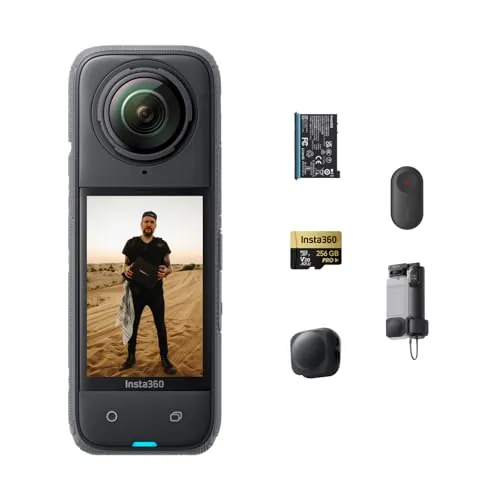 Insta360 X4 Peter McKinnon Edition - Cámara de acción Impermeable 8K 360°, vídeo Gran Angular 4K, Efecto Selfie Invisible, Protector de Lente Desmontable, edición de IA, estabilización