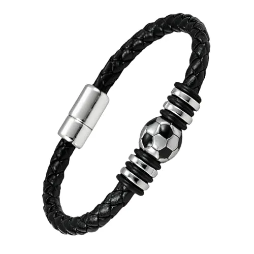 LIUYIDM Futbol Pulsera de Regalos Regalos Futbol Niños Regalos de Futbol para Niños Cumpleaños 8-12 Años Cumpleaños Para Niño Pulsera De Fútbol Regalos Chico Originales Jovenes Navidad Regalos Unisex