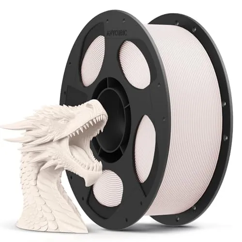 ANYCUBIC PLA Filamento de Impresora 3D 1KG, Blanco Mia