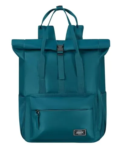 American Tourister Urban Groove UG16 - Mochila Mujer 36 cm - Mochila Urbana Ligera con Gran Espacio de Almacenamiento, Perfecta para Ciudad & Uso Diario - 17L - Azul (Deep Ocean)