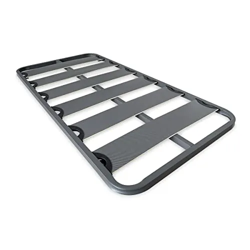 DUÉRMETE ONLINE - Somier de Láminas Anchas Reforzado Anti - Ruido Estructura 40x30 mm Sin Patas, Estabilidad y Robustez, 105x190