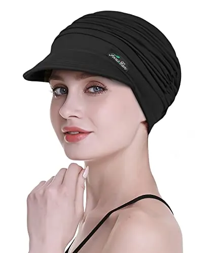 FocusCare Gorra de béisbol de bambú elástica para los Regalos de Las Mujeres de Chemo para los Pacientes de la quimioterapia