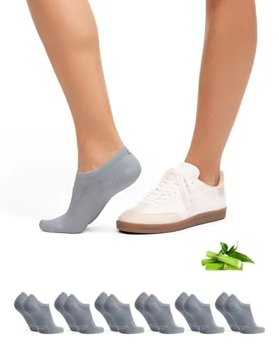 DANISH ENDURANCE Pinkies en Bambú, 6 Pack Gris 39-42