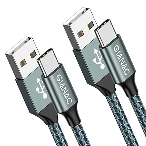 Cable USB C Carga Rapida [2Pack 1M] 3.1A Cable Carga Rapida Tipo C Nylon