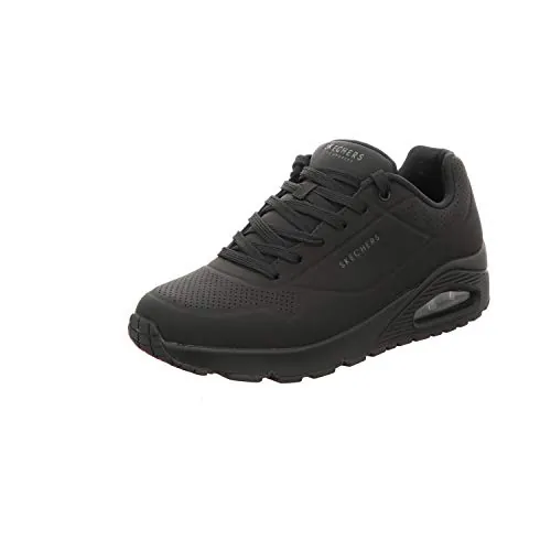 Skechers Uno Stand On Air, Zapatillas Hombre, Black Durabuck Trim, 44 EU