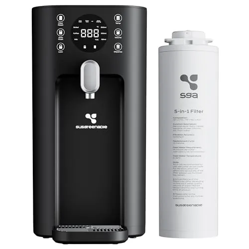CIARRA X SusGreenable Dispensador Agua Caliente RO Sobremesa 5 en 1