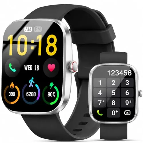 Reloj Inteligente Hombre Mujer 1,96" HD, Llamadas Bluetooth, IP68, 300mAh