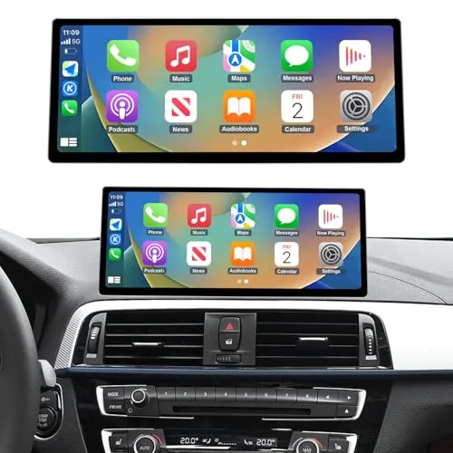 Road Top 12,3" Radio Coche CarPlay para BMW Serie 1/2 F20/F21/F22 EVO