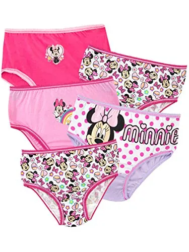 Disney Bragas Paquete de 5 Minnie Mouse Multicolor 2-3 Años