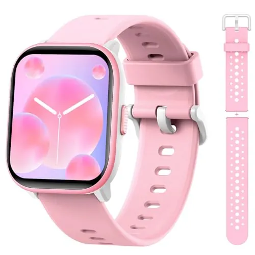 meoonley Reloj Inteligente Niño, 19 Modos Deportivos, Monitor de Frecuencia Cardíaca, Monitor de Sueño, hasta 10 días de Autonomía, IP68 Impermeable, Regalo para niños y niñas de 6 a 15 años