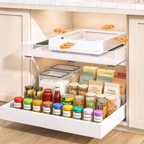 PNNP Cajones Extraibles para Cocina 2 piezas: 4 Direcciones