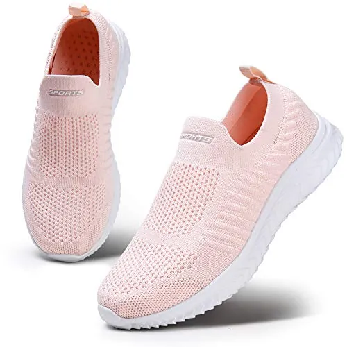 HKR Zapatillas Deportivas para Mujer Ligeras Transpirables para el Tiempo Libre para el Gimnasio al Aire Libre Cómodas Rosa 36 EU