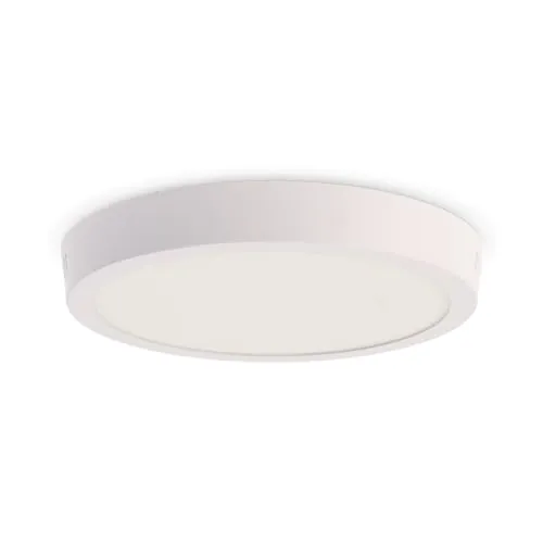 M Ledme - Panel de Superficie Serie Slim 20W, 2000lm, Luz fría (6000k). Lámpara de techo de interiores IP20. Ideal para Baño, Cocina, Dormitorio. Fácil de instalar, LM5243.