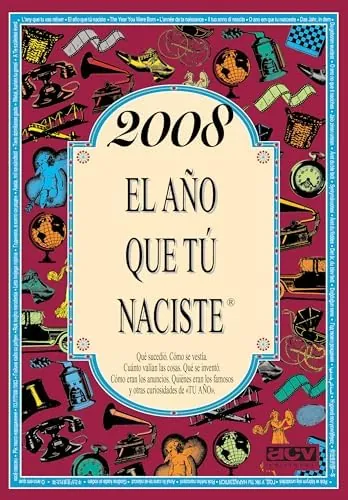 2008 EL AÑO QUE TÚ NACISTE - Regalo de cumpleaños ideal para quienes cumplen 18 años en 2026