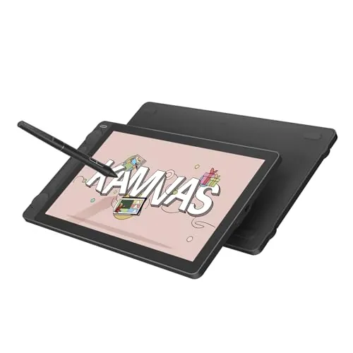 HUION Kamvas 13 Gen3 Tableta Gráfica con Pantalla, Canvas Glass