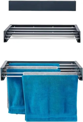foxydry Hide, tendedero de Pared, Plegable, Ahorra Espacio, 101 cm