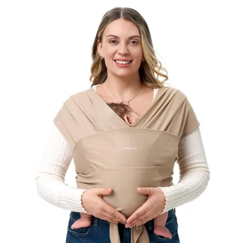 Momcozy Fular Portabebés Ajustable, 3,6-15 kg, OEKO-TEX