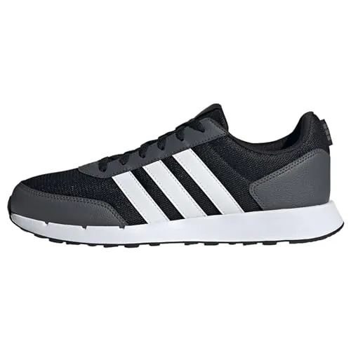 adidas Unisex adulto Run 50S Shoes, Core Black / Cloud White / Grey Six, 42 EU