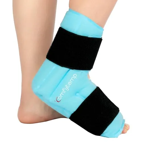 Comfytemp Bolsa de Hielo Grande para Tobillo y Pie, Alivia Fascitis Plantar